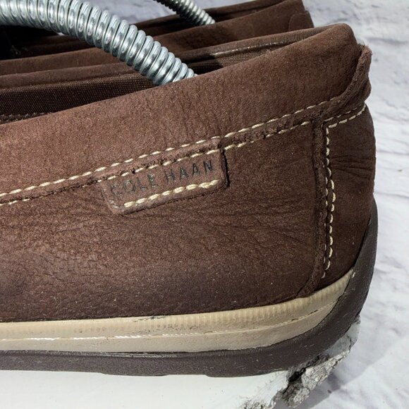 Cole Haan Mens Size 11 Grand.OS Brown Pinch Maine Classic Penny Loafers - Picture 7 of 11